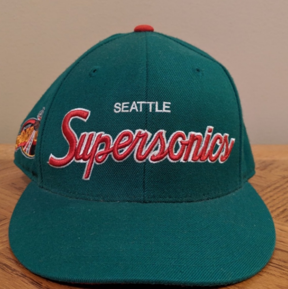 Seattle Supersonics Mitchell & Ness fitted hat
